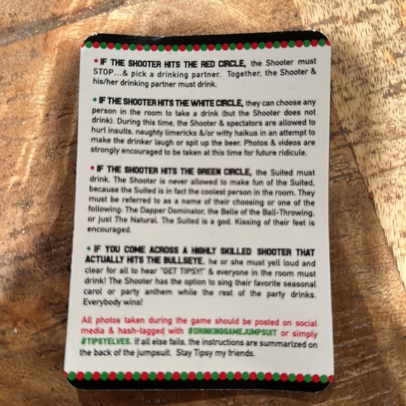 Tipsy Elves Men’s Drinking Game Jumpsuit - Picture 6 of 7